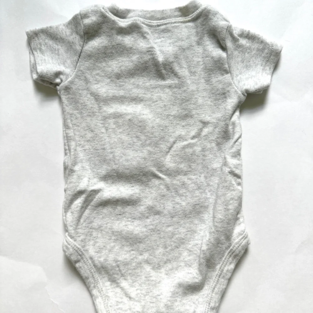 3 Piece Baby Boy Matching Set 3M Sweat Set & Onesie Blue Gray Fox